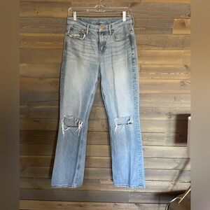 American Eagle Outfitters 90s Bootcut Distressed Jeans